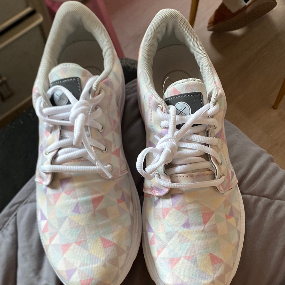 Inkkas Pastel Geometric Women's Shoes
